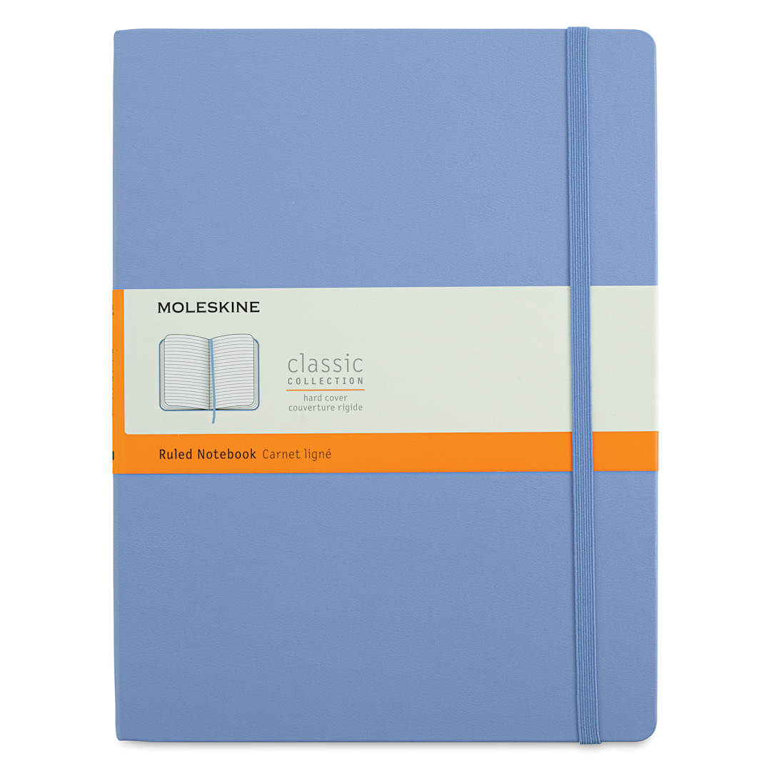 Open in modal - Moleskine Classic Hardcover Notebook - Hydrangea, Ruled, 9-3/4" x 7-1/2"