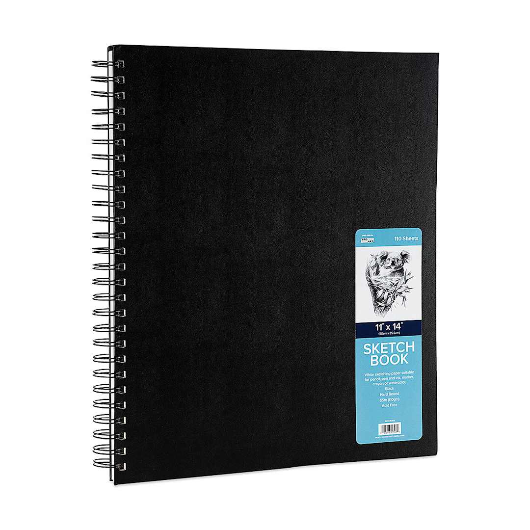 Open in modal - ProArt Spiral Bound Sketchbook - 14" x 11", 80 sheets