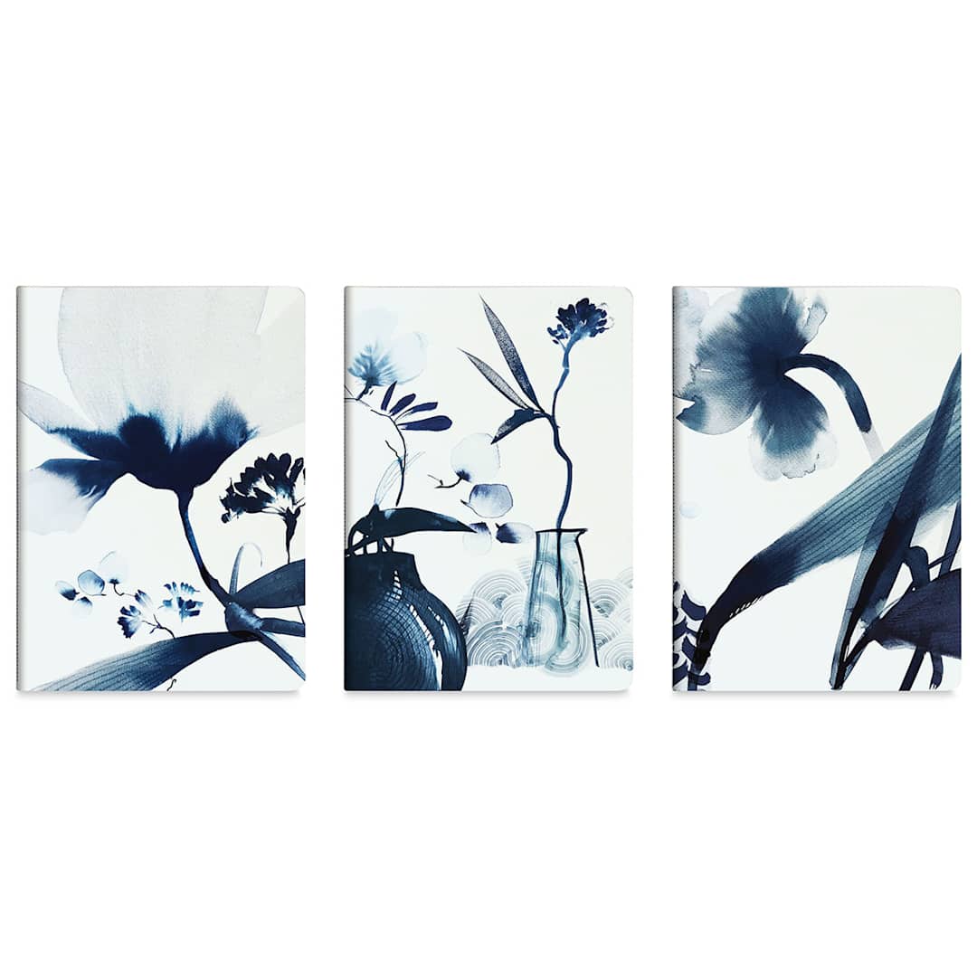 Open in modal - Clairefontaine Inkebana Notebooks Set - 6" x 8-1/4", Set of 3
