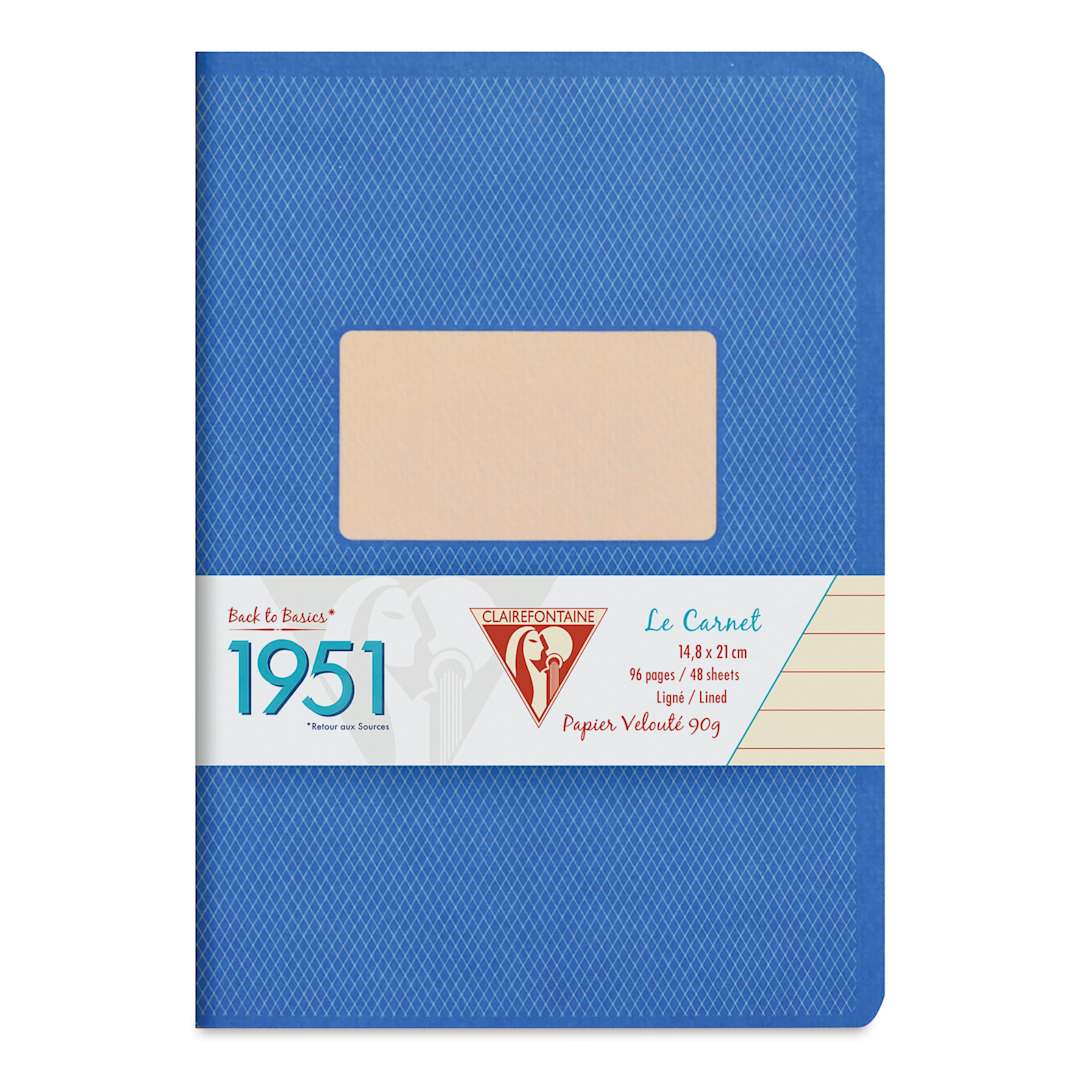 Open in modal - Clairefontaine 1951 Staplebound Notebook - A5, Blue