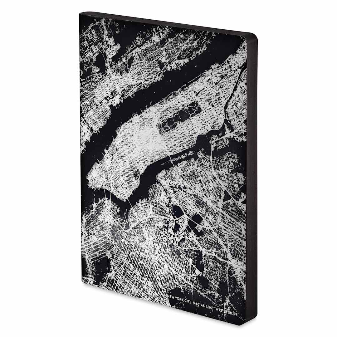 Open in modal - Nuuna Nightflight Notebook - Dot Grid, 6.5" x 8.7", front