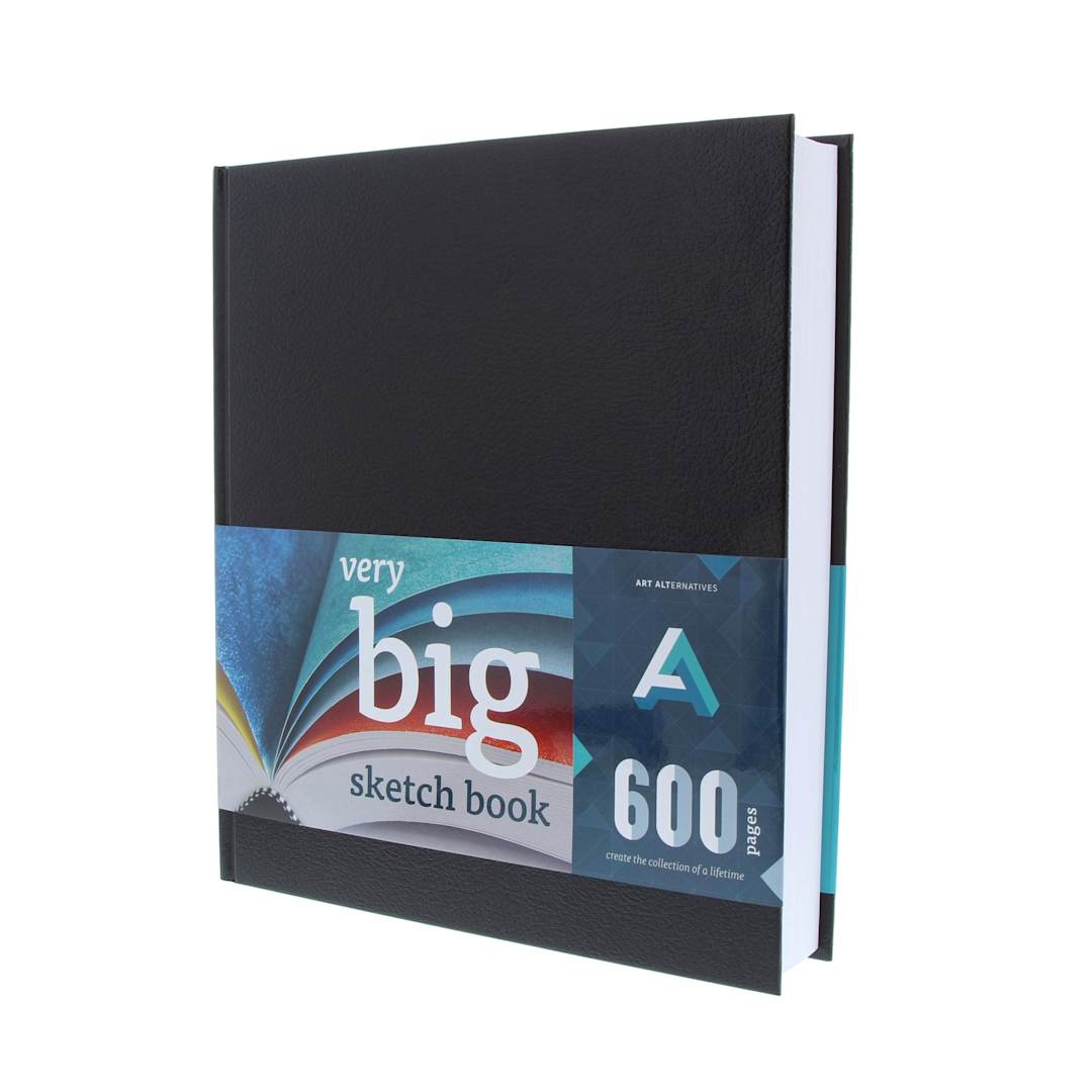 Open in modal - Art Alternatives Coffee Table Sketchbook - 12.5" x 10.75", 75 lb, 600 Pages