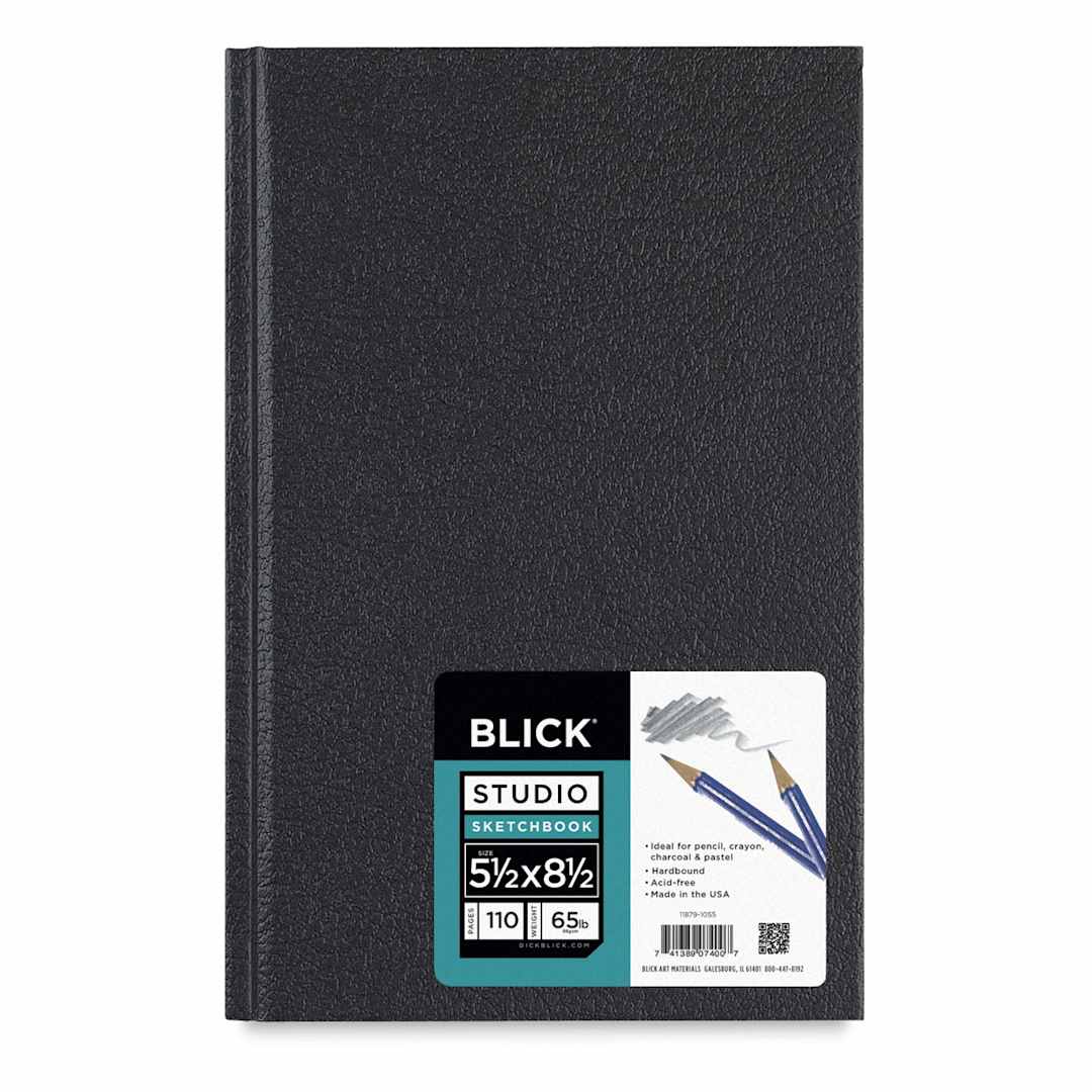 Open in modal - Blick Studio Hardbound Sketchbook - 5-1/2" x 8-1/2"