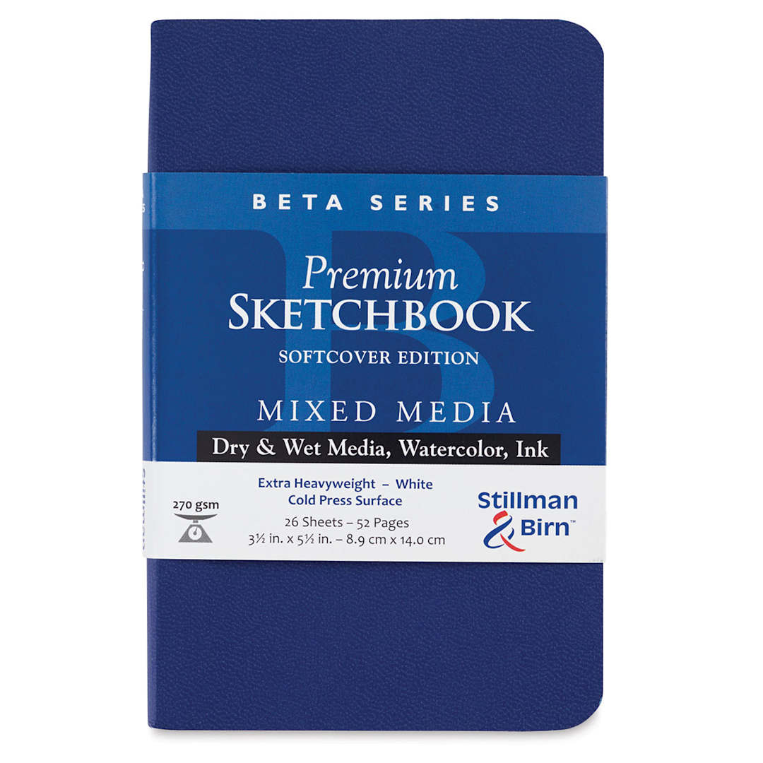 Open in modal - Stillman & Birn Beta Series Sketchbook - 5-1/2" x 3-1/2", Soft Cover