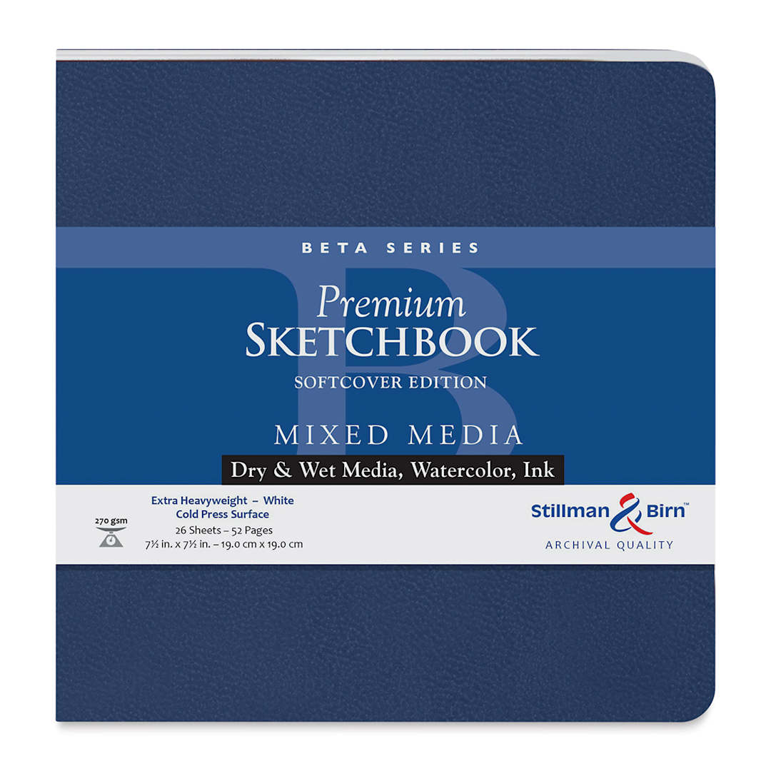 Open in modal - Stillman & Birn Beta Series Sketchbook - 7-1/2" x 7-1/2", Soft Cover