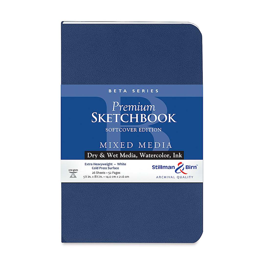 Open in modal - Stillman & Birn Beta Series Sketchbook - 8-1/2" x 5-1/2", Soft Cover