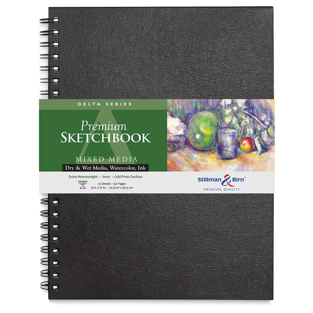 Open in modal - Stillman & Birn Delta Series Sketchbook - 12" x 9", Portrait, Wirebound
