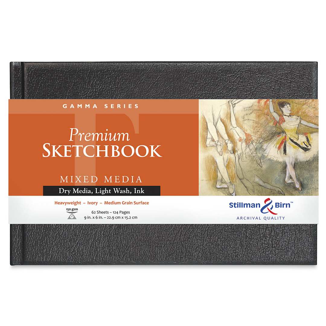 Open in modal - Stillman & Birn Gamma Series Hardcover Sketchbook - 6" x 9", Landscape