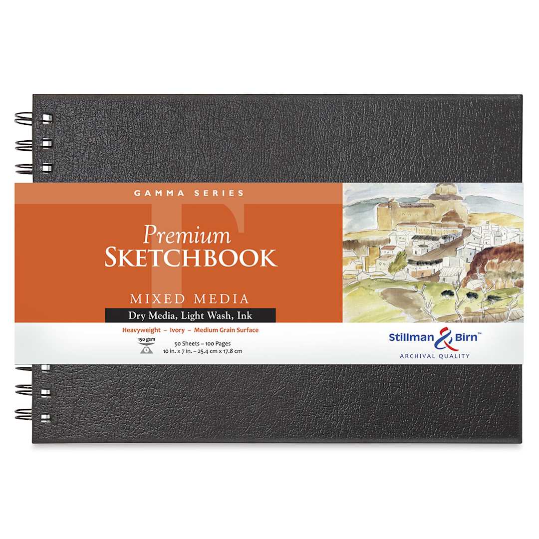 Open in modal - Stillman & Birn Gamma Series Spiralbound Sketchbook - 7" x 10", Landscape