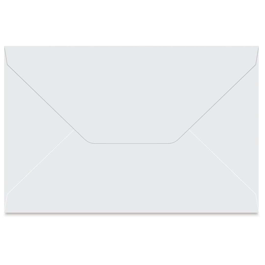 Open in modal - Arturo Envelope - 4-3/4" x 7", White, Medium Greeting, Package of 100