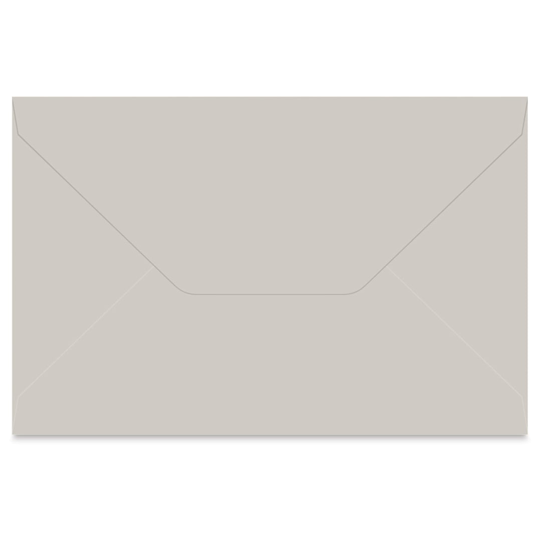 Open in modal - Arturo Envelope - 4-3/4" x 7", Gray, Medium Greeting, Package of 100