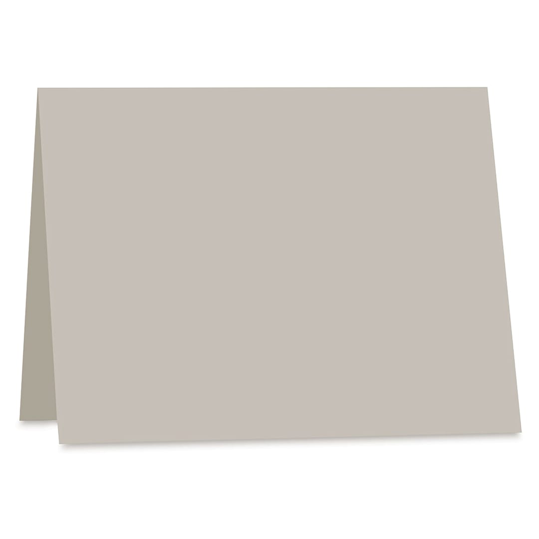 Open in modal - Arturo Folded Card - 5" x 3-1/4", Gray, Small Reply, Package of 100