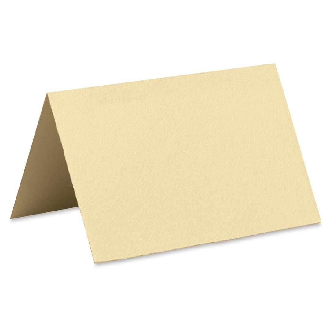 Open in modal - Arturo Folded Card - 7-3/4" x 11-3/4", Buttercream, Large Invitation, Package of 100