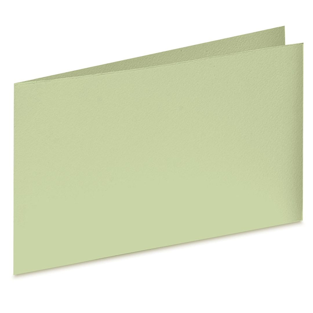 Open in modal - Arturo Horizontal Folded Card - 4-1/2" x 13-3/4", Celadon, Medium Greeting, Package of 100