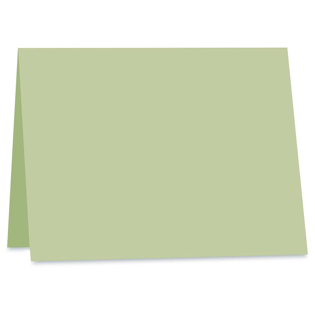 Open in modal - Arturo Folded Card - 5" x 3-1/4", Celadon, Small Reply, Package of 100