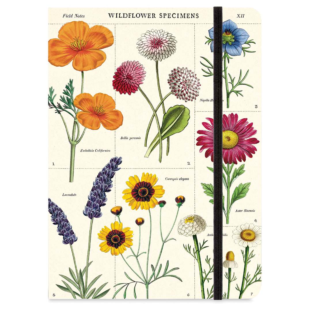 Open in modal - Cavallini Wildflower Large Notebook