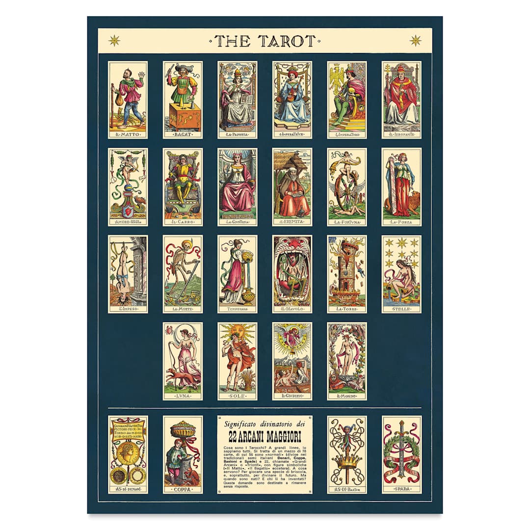 Open in modal - Cavallini Vintage Tarot Printed Paper