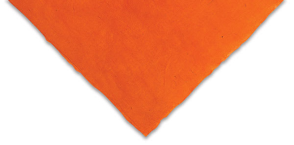 Open in modal - Lamali Lokta Paper - 20" x 30", Orange