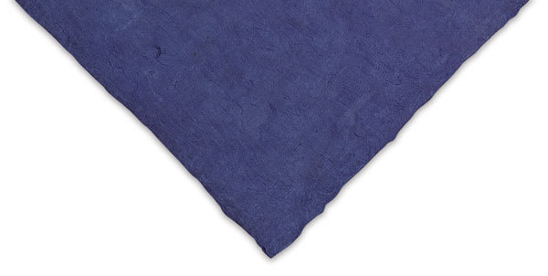 Open in modal - Lamali Lokta Paper - 20" x 30", Ultra Blue
