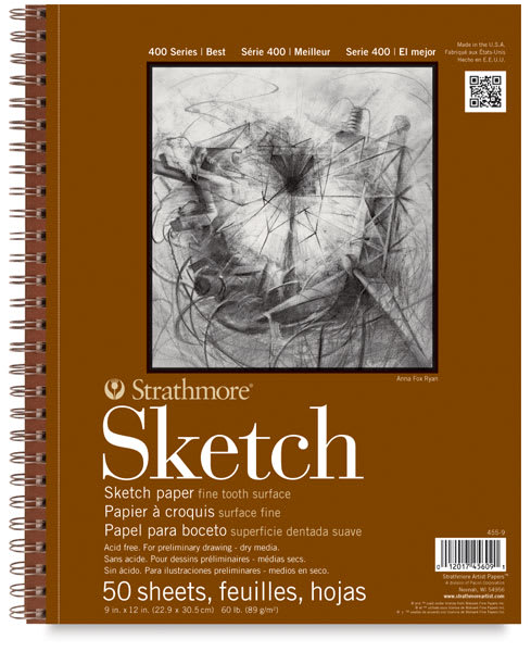 Open in modal - Sketch Pad, 50 Sheets  Front of Pad