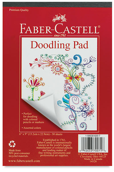 Open in modal - Faber-Castell Doodling Pad - Front cover of pad

