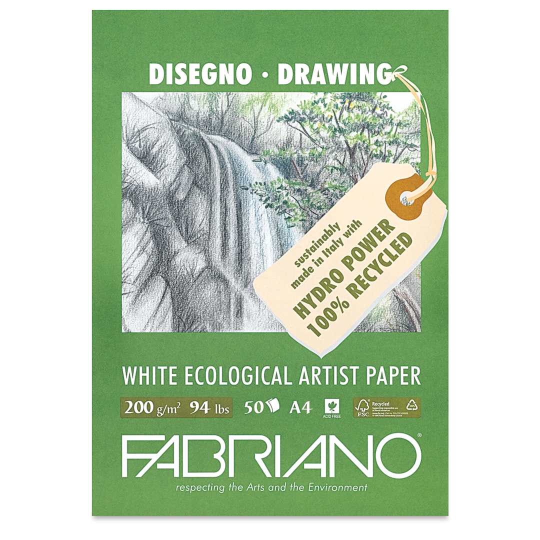 Open in modal - Fabriano Ecological Artist Drawing Pad - 8.25" x 11.7", front cover