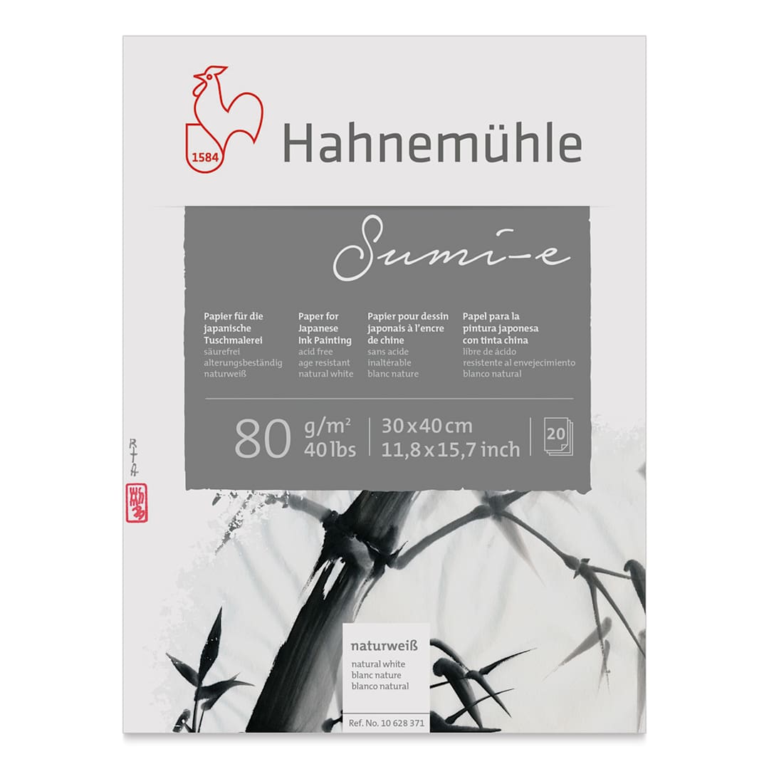 Open in modal - Hahnemuhle Sumi-e Paper Pad - 12" x 16", 20 Sheets