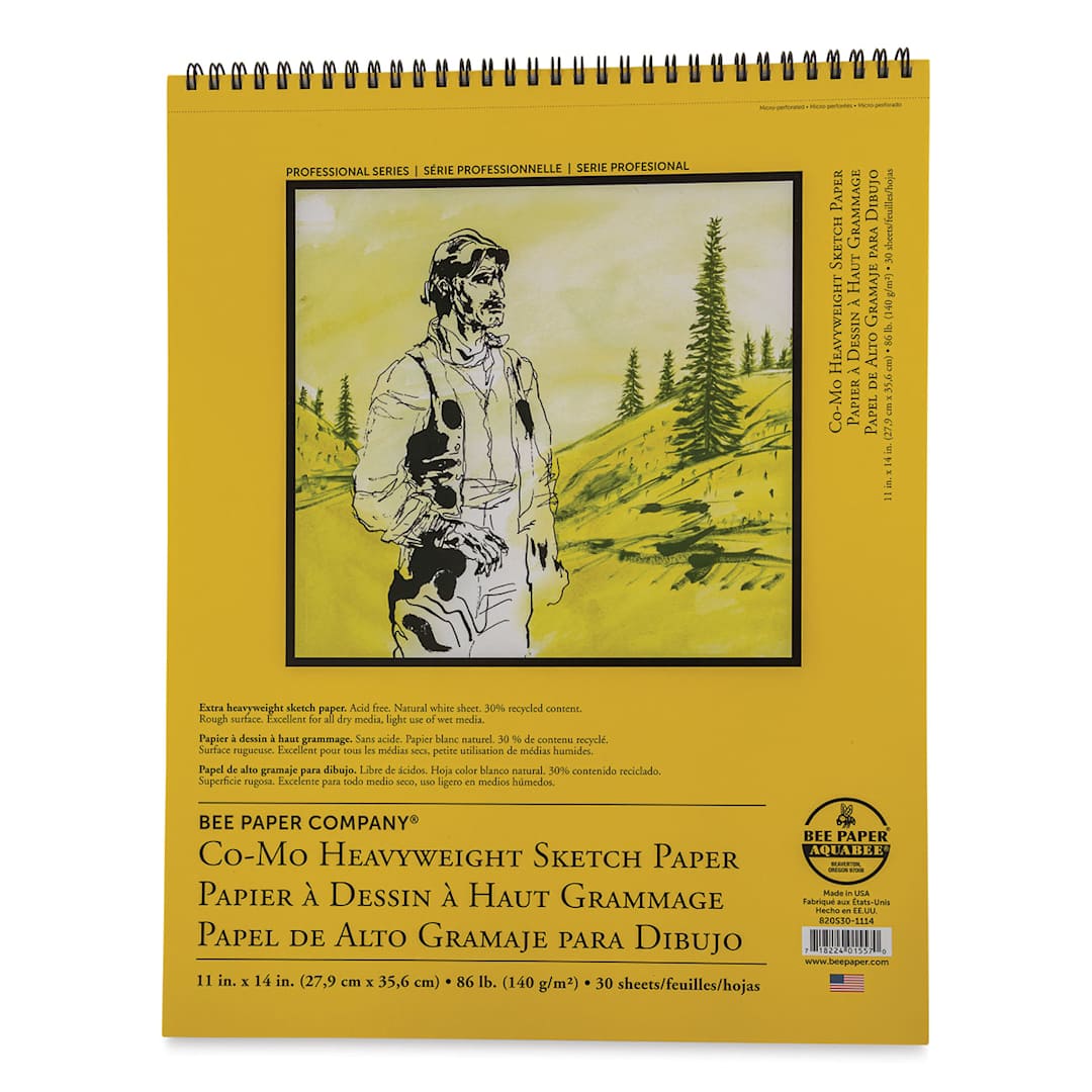 Open in modal - Bee Paper Co-Mo Sketch Pad - 11" x 14", 30 Sheets