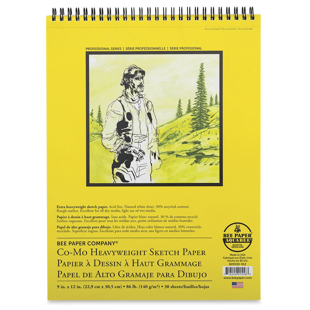 Open in modal - Bee Paper Co-Mo Sketch Pad - 9" x 12", 30 Sheets