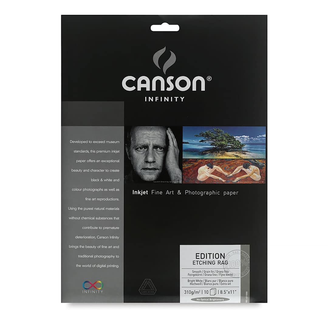 Open in modal - Canson Edition Etching Rags - 8-1/2" x 11", Pkg of 10