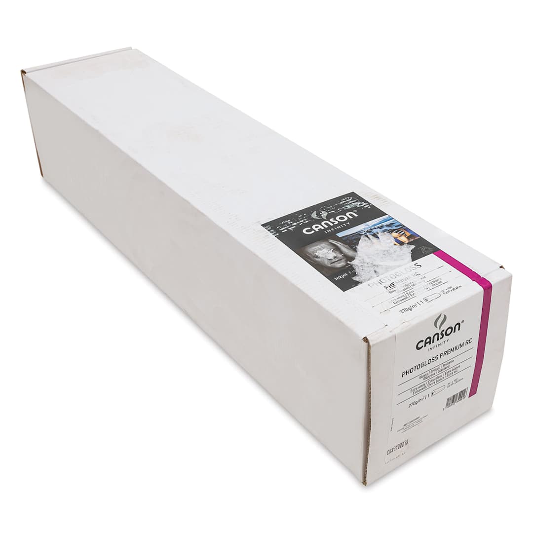 Open in modal - Canson Infinity PhotoGloss Art Paper - 24" x 100 ft, Premium Resin Coated, Roll
