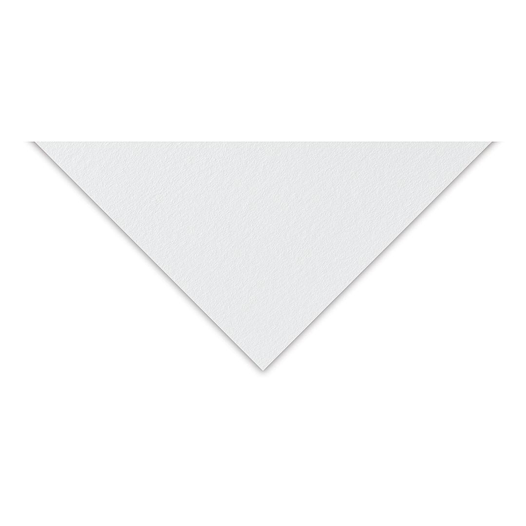 Open in modal - Hahnemühle German Etching Inkjet Paper - Closeup of corner of sheet showing color and texture