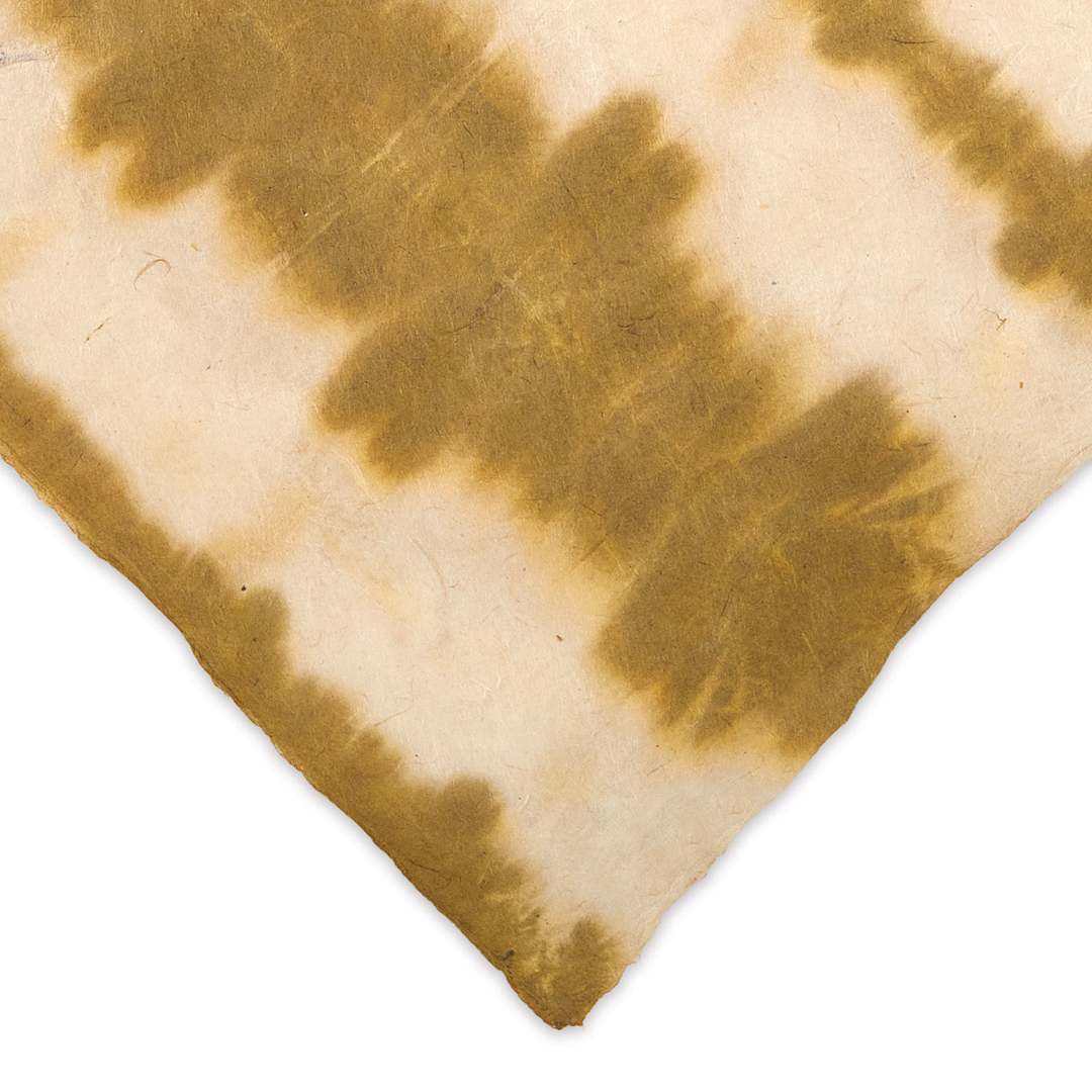 Open in modal - Lokta Paper - Tie Dye, White and Brown, 20" x 30"