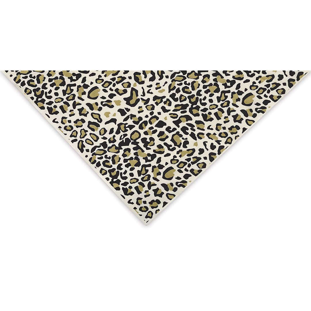 Open in modal - Lokta Paper - Leopard, Gold, Black and Cream, 20" x 30"