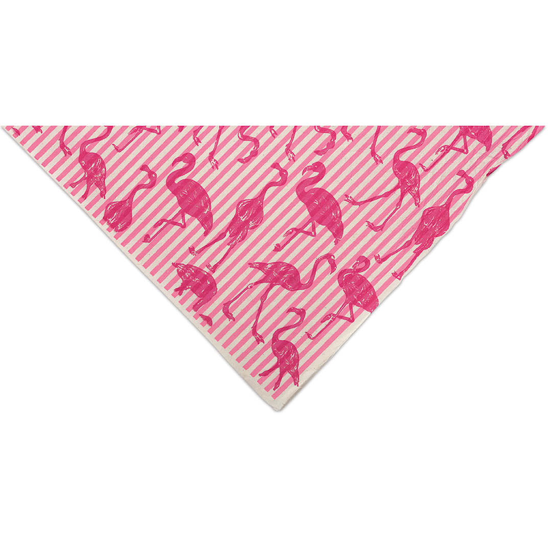 Open in modal - Lokta Paper - Flamingos, Pink, 20" x 30"