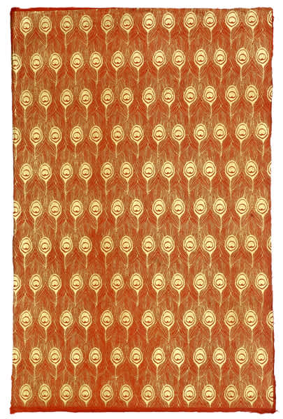 Open in modal - Lokta Paper - Peacock, Gold and Red, 20"x30"
