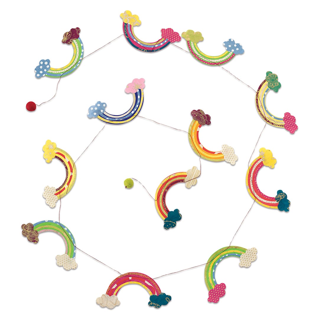 Open in modal - Giftsland Paper Garland - Rainbows