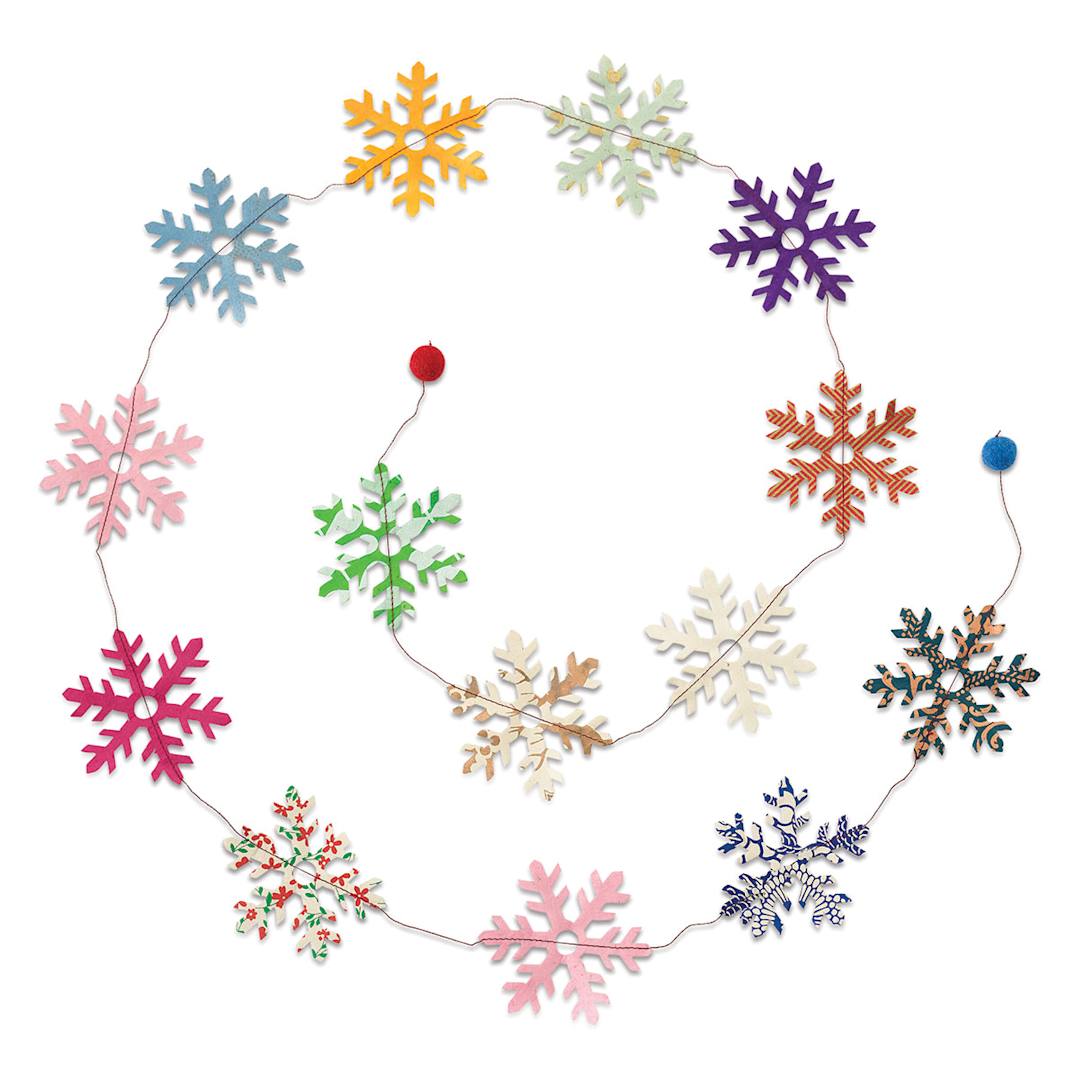 Open in modal - Giftsland Paper Garland - Snowflakes