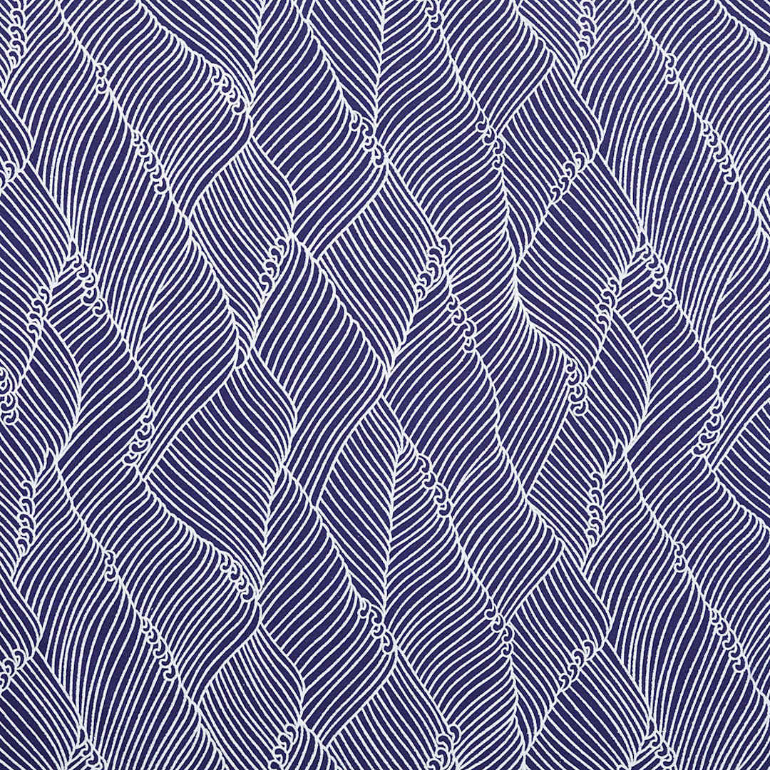 Open in modal - Aitoh Japanese Decorative Paper - Wave, Blue, 21-1/2" x 31-1/2"