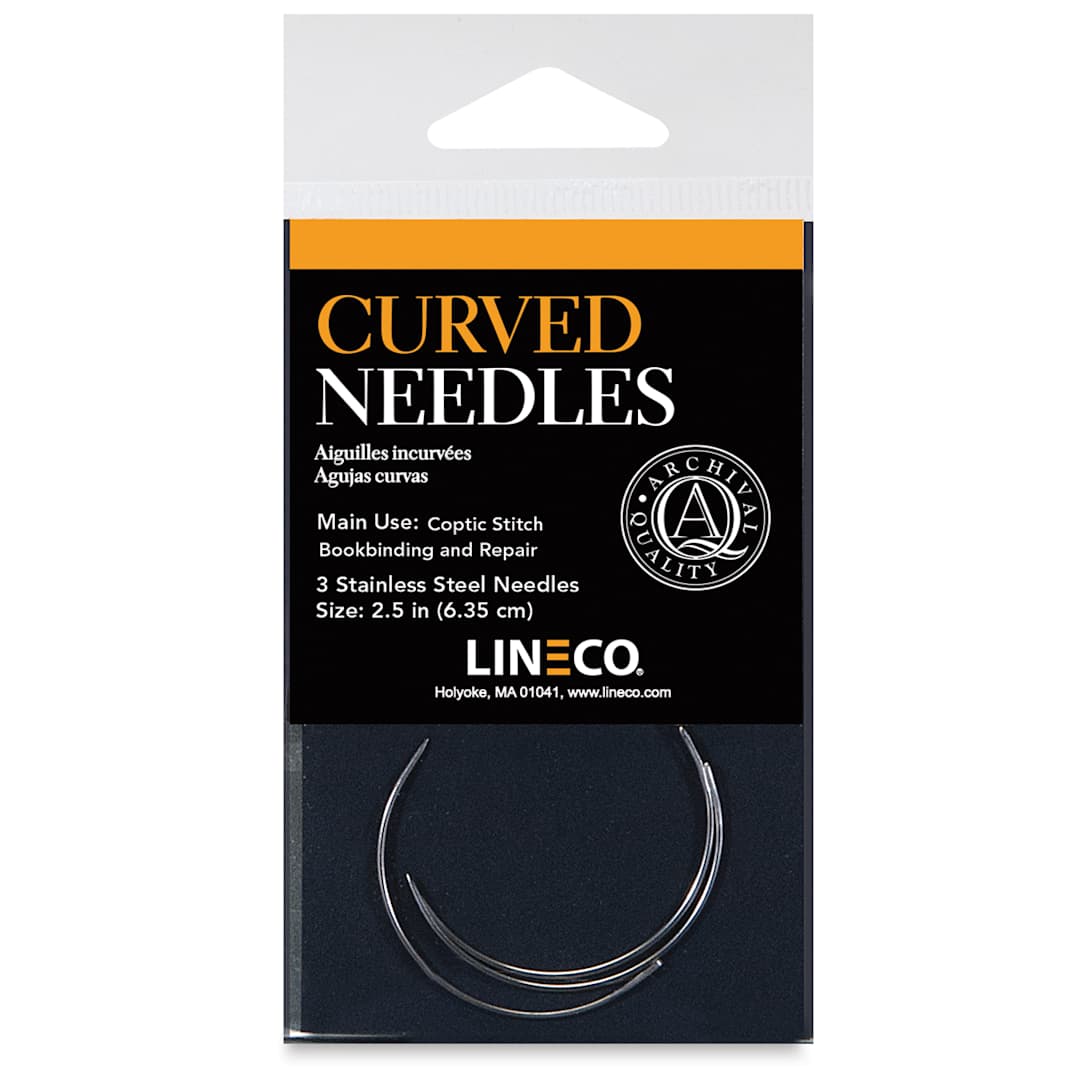Open in modal - Lineco Curved Bookbinding Needles - Front of package