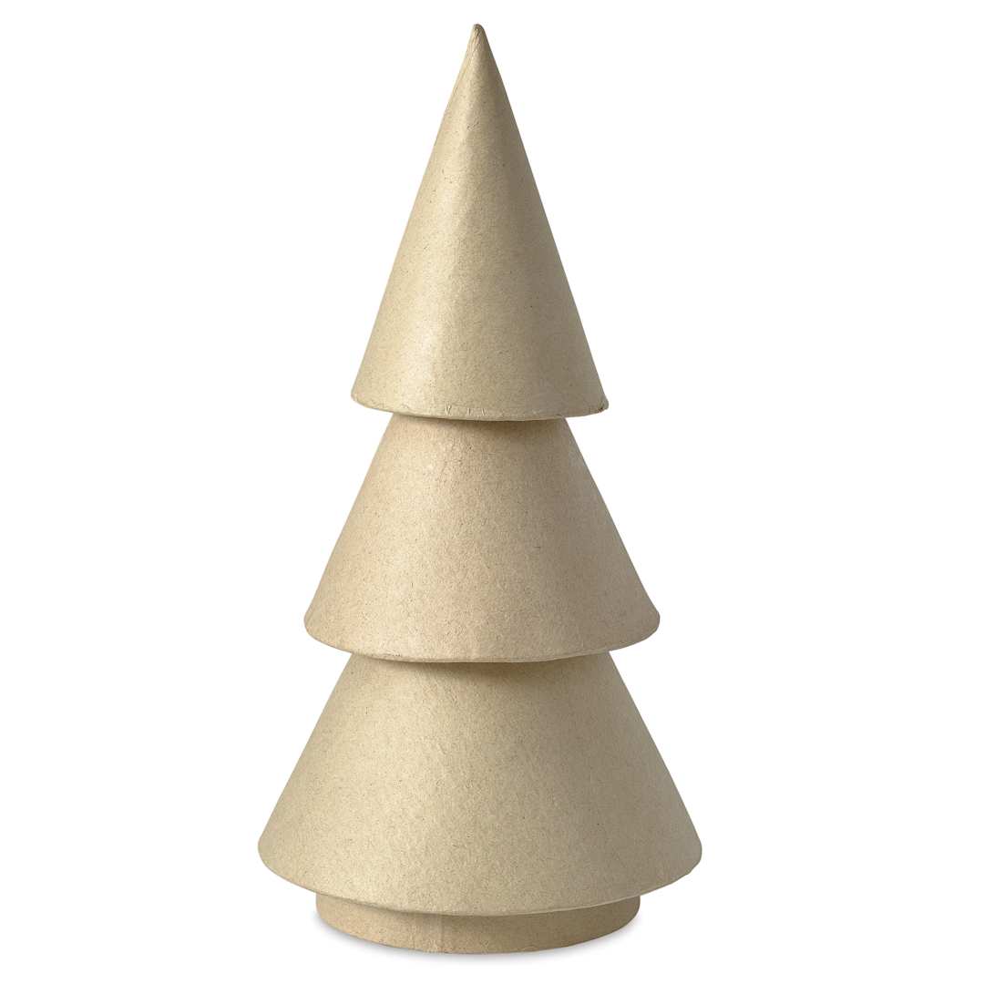 Open in modal - DecoPatch Holiday Paper Mache Figure - Tall Tree