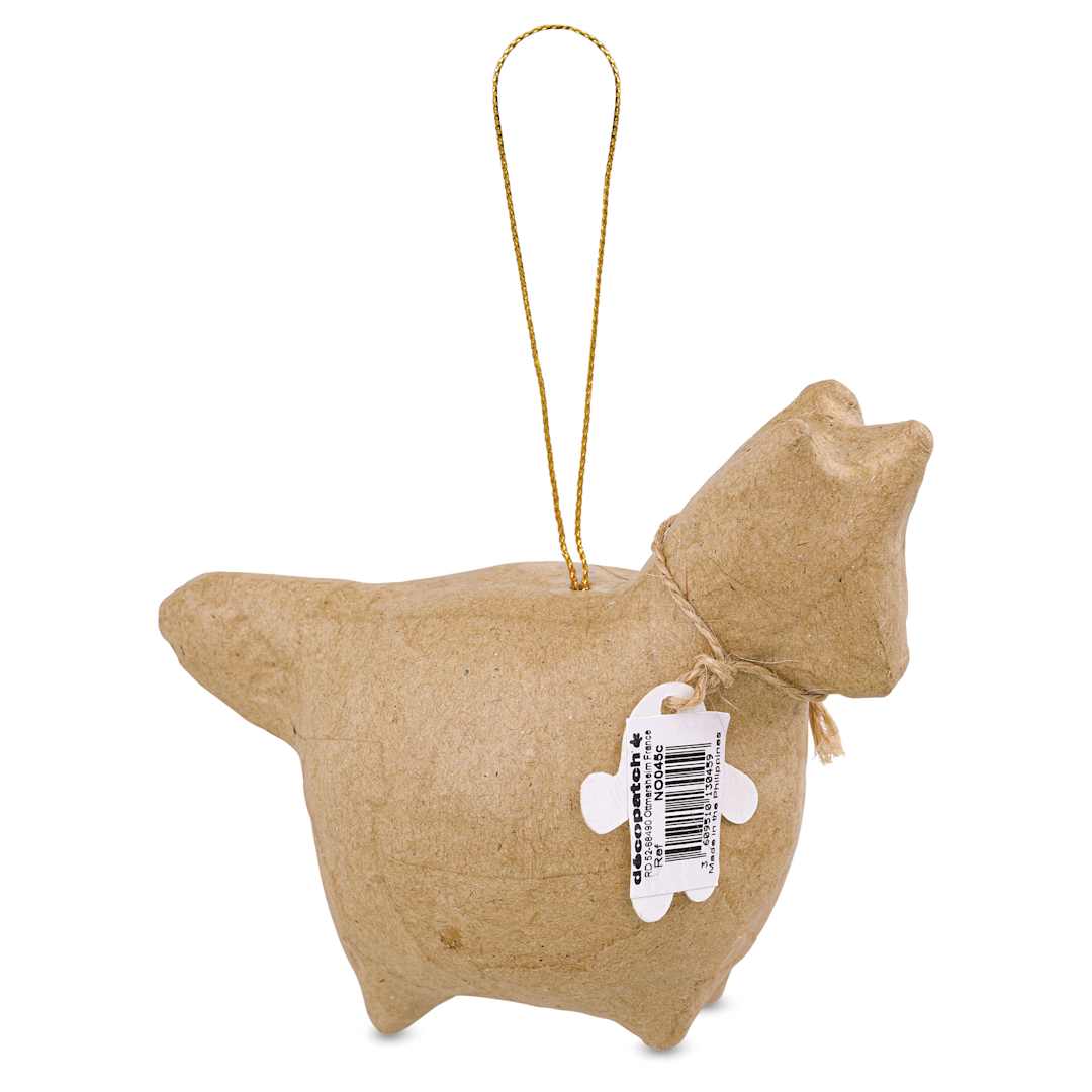 Open in modal - Decopatch Paper Mache Ornament - Round Unicorn