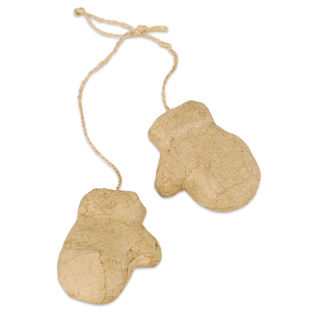 Open in modal - Decopatch Paper Mache Ornament - Mittens