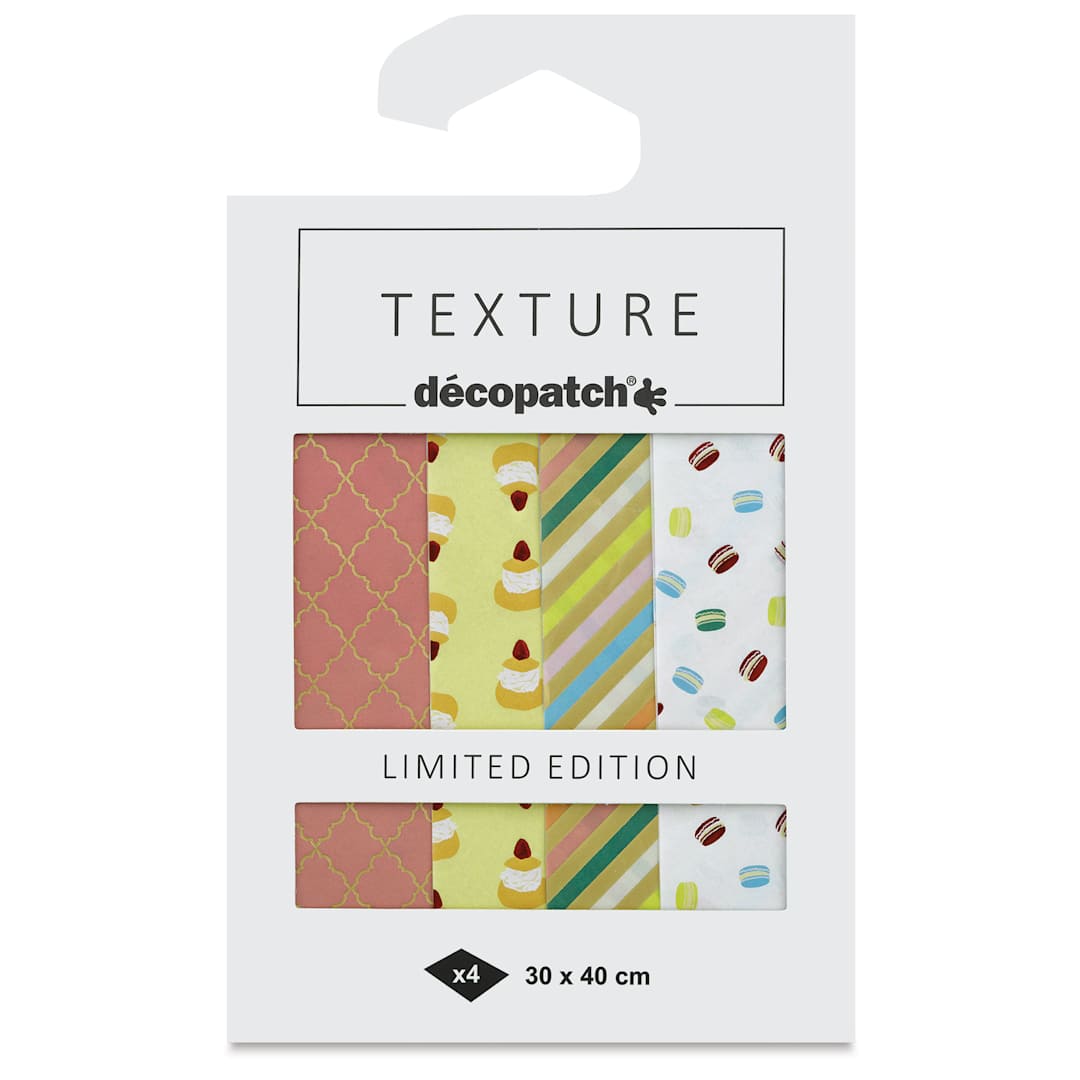 Open in modal - DecoPatch Foil Paper - Limited Edition, Gourmet Boudoir, Set of 4, front of packaging