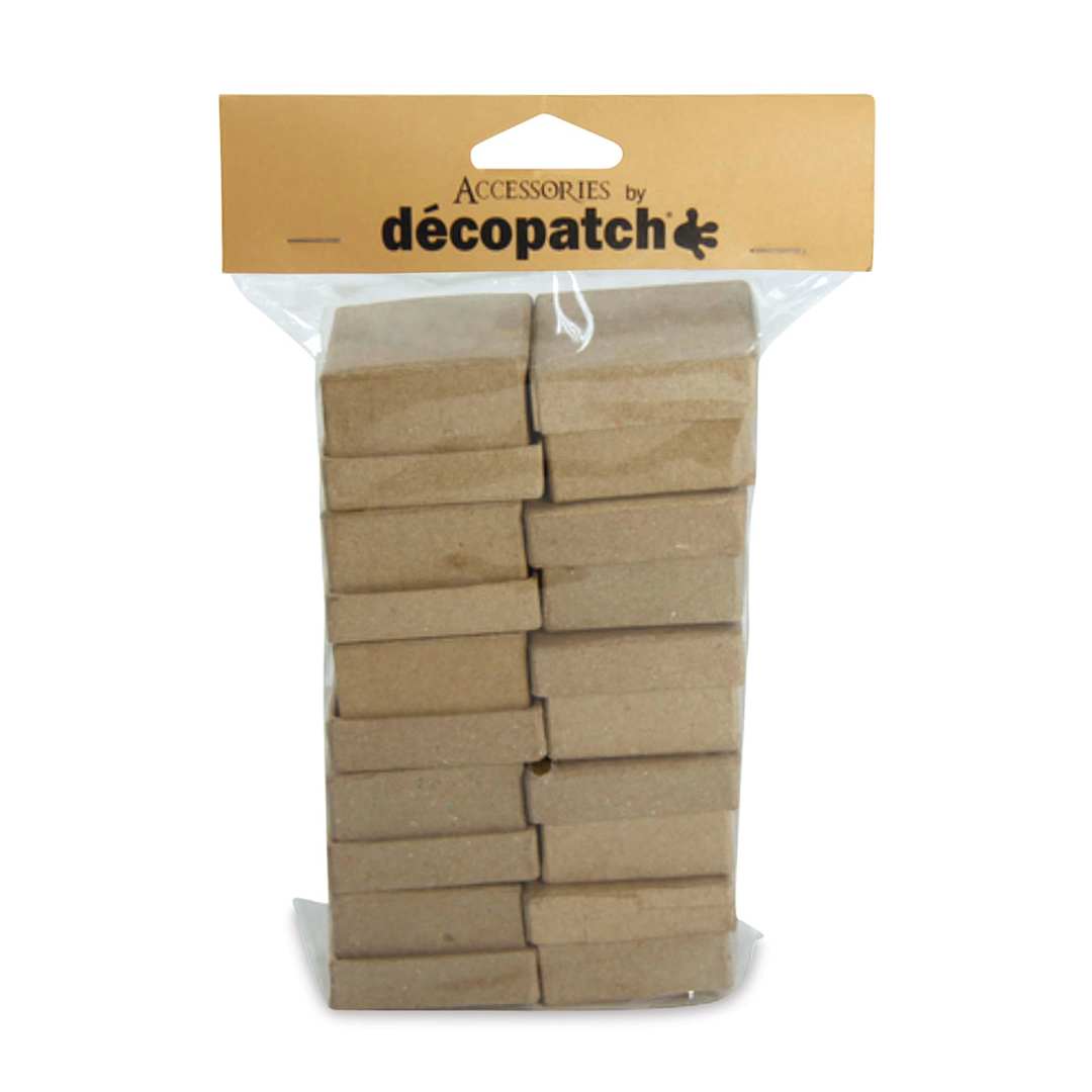 Open in modal - DecoPatch Paper Mache Boxes - Square, Pkg of 10, 2" x 2" x 1"