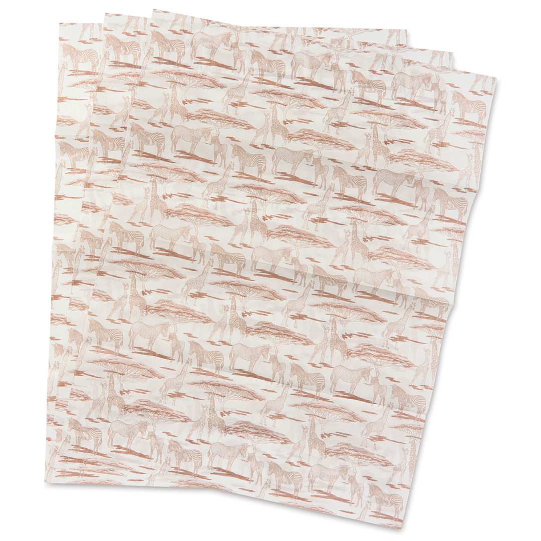 Open in modal - DecoPatch Decorative Papers - Giraffe, Pkg of 3, 12" x 16"