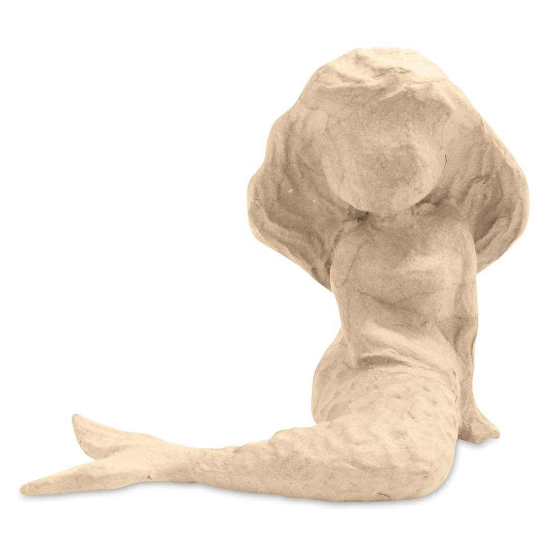 Open in modal - Decopatch Medium Paper Mache Animal - Mermaid