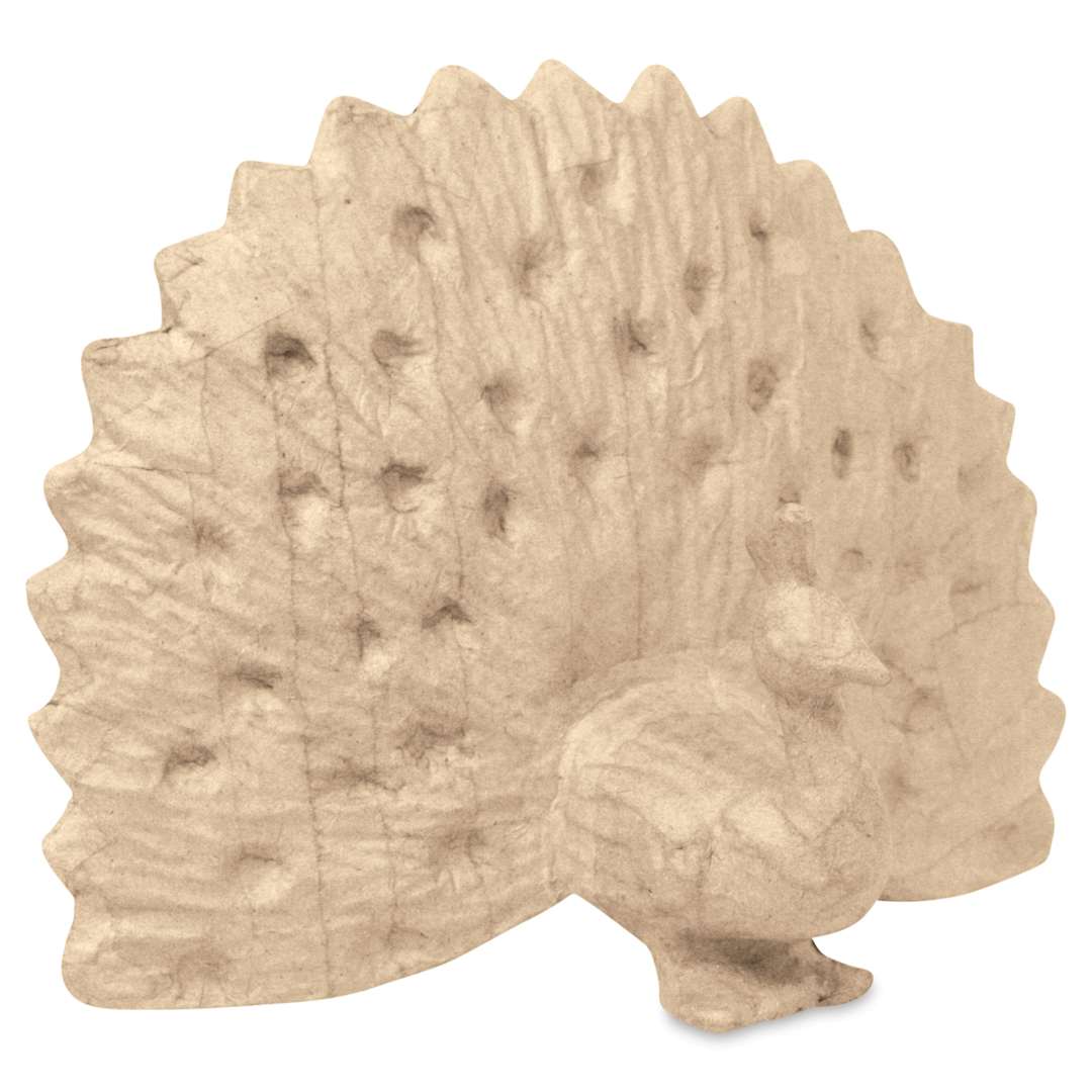 Open in modal - Decopatch Medium Paper Mache Animal - Peacock