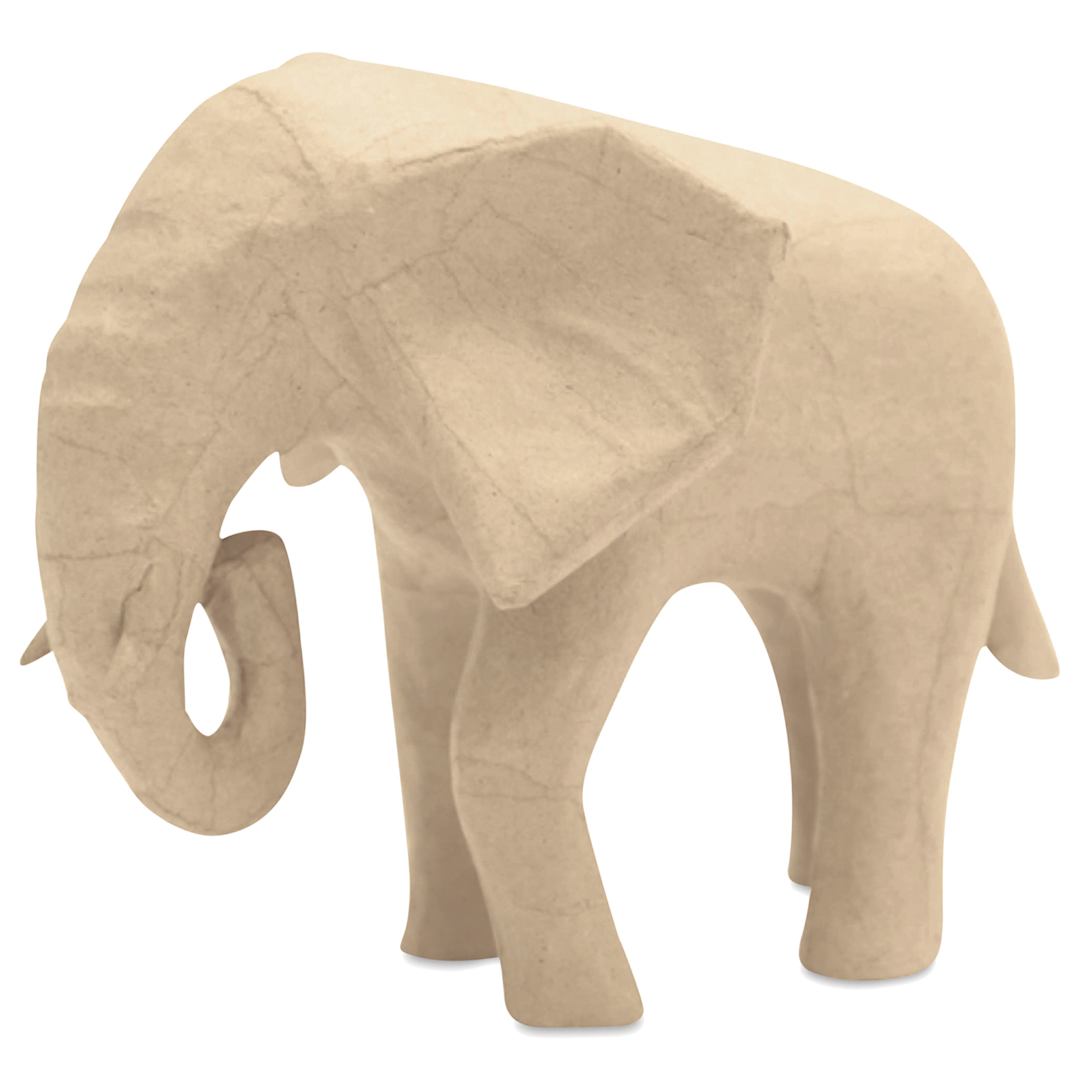 Open in modal - Decopatch Medium Paper Mache Animal - African Elephant