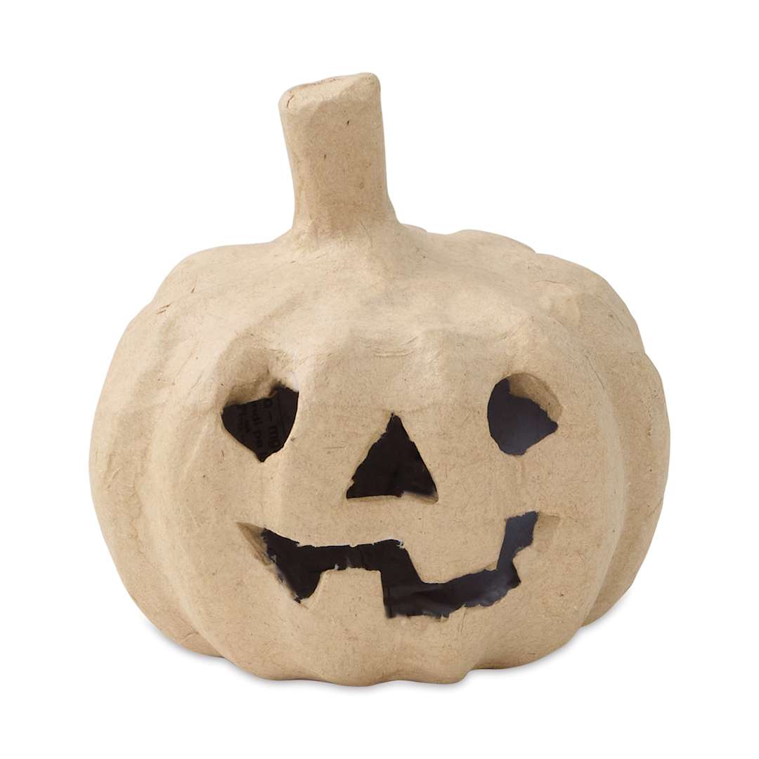 Open in modal - DecoPatch Holiday Paper Mache Figure - Jack O' Lantern